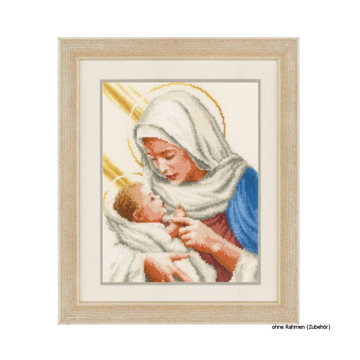 Vervaco borduurpakket telpatroon "Maria en Jezus