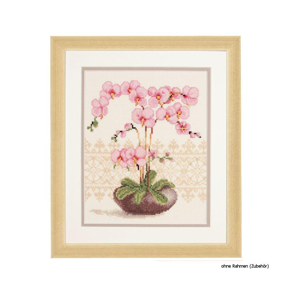 Vervaco Counted cross stitch kit Orchid, DIY