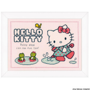Счетный набор для вышивания Vervaco "Hello Kitty Fun in the Rain"