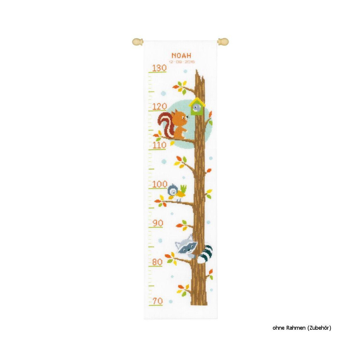Vervaco Counted cross stitch kit Animals in tree, DIY