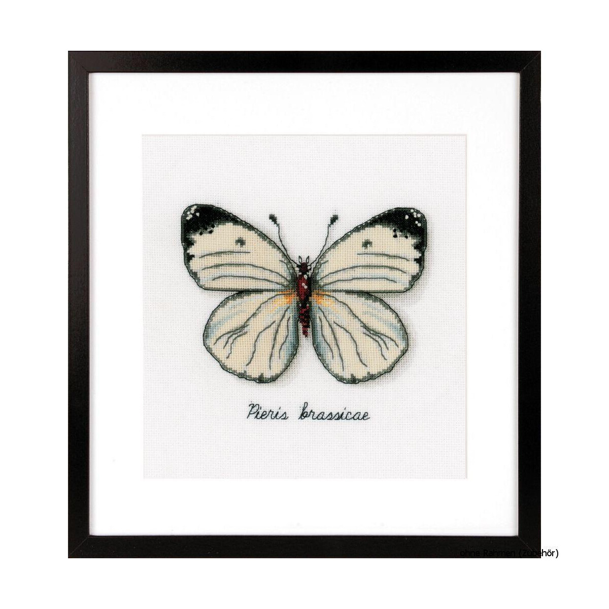 Vervaco Counted cross stitch kit White butterfly, DIY