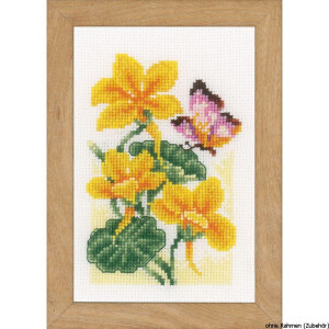 Vervaco Miniaturen "Blumen", 3er Set,...