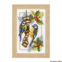Vervaco Miniature counted cross stitch kit Four seasons kit of 4, DIY
