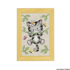 Vervaco Miniature counted cross stitch kit Cats and...