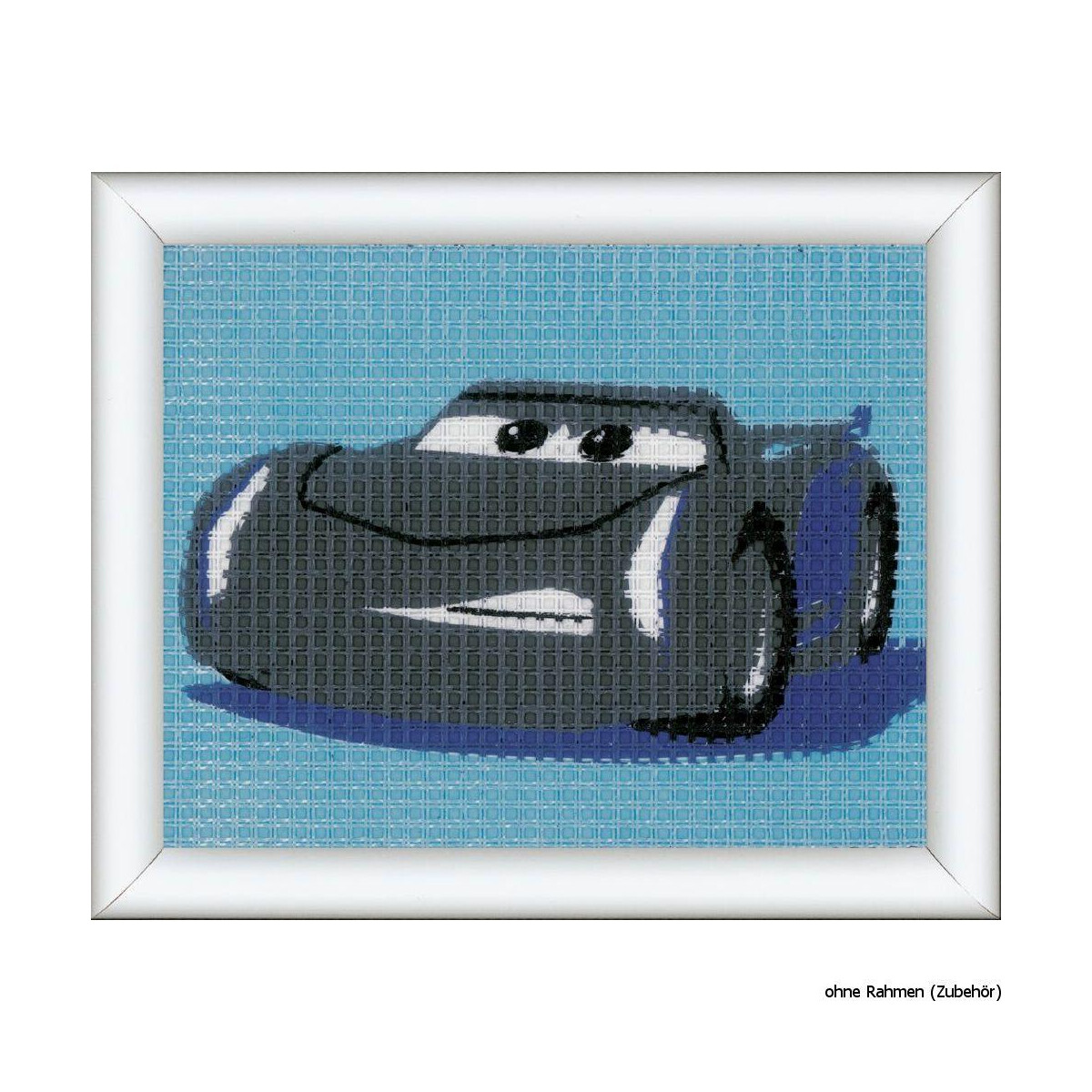 Vervaco stitch kit Disney Cars Jackson Storm, stamped, DIY