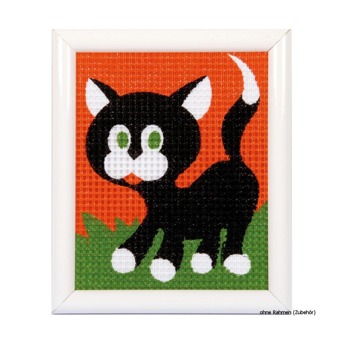 Vervaco stitch kit Kitten, stamped, DIY