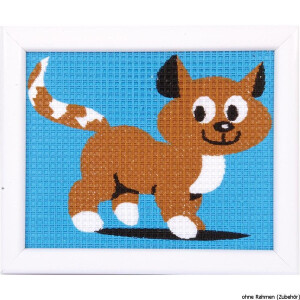 Vervaco stitch kit Kitten, stamped, DIY