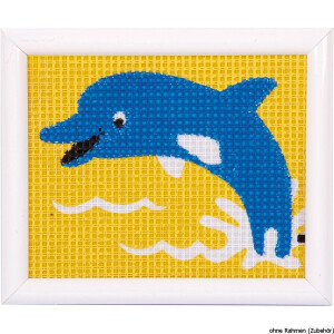 Vervaco borduurset "Dolphin", borduurmotief...