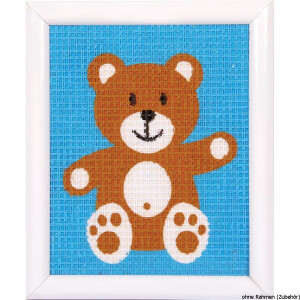 Vervaco stitch kit Bear, stamped, DIY
