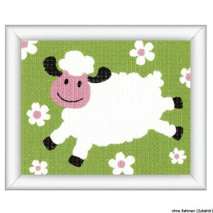 Vervaco stitch kit A little sheep, stamped, DIY
