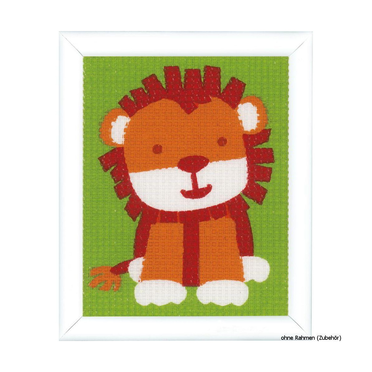 Vervaco stitch kit Cute lion, stamped, DIY