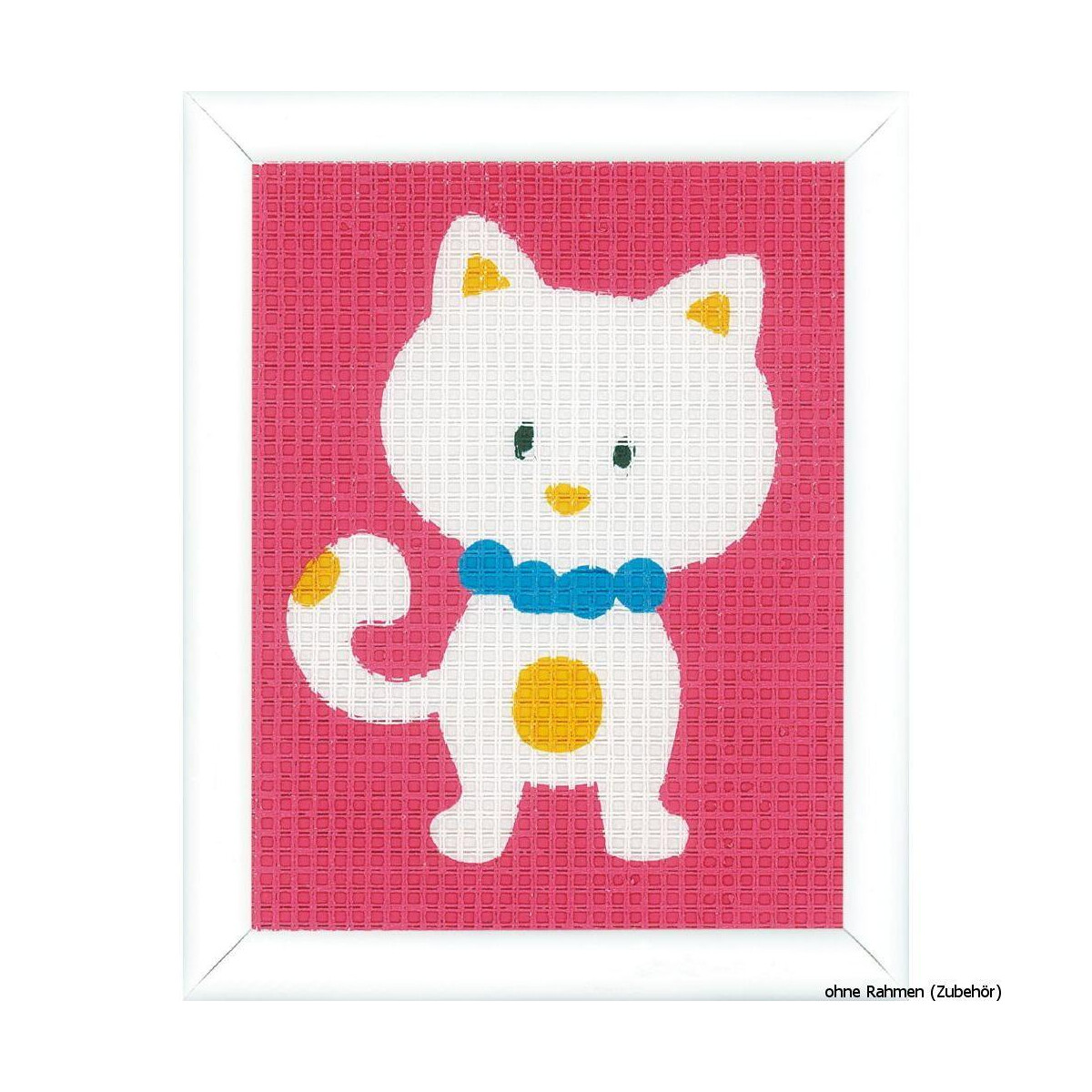 Vervaco stitch kit Cute cat, stamped, DIY