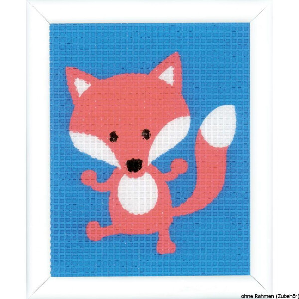 Vervaco stitch kit Little fox, stamped, DIY