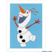 Vervaco borduurpakket "Olaf", borduurmotief getekend
