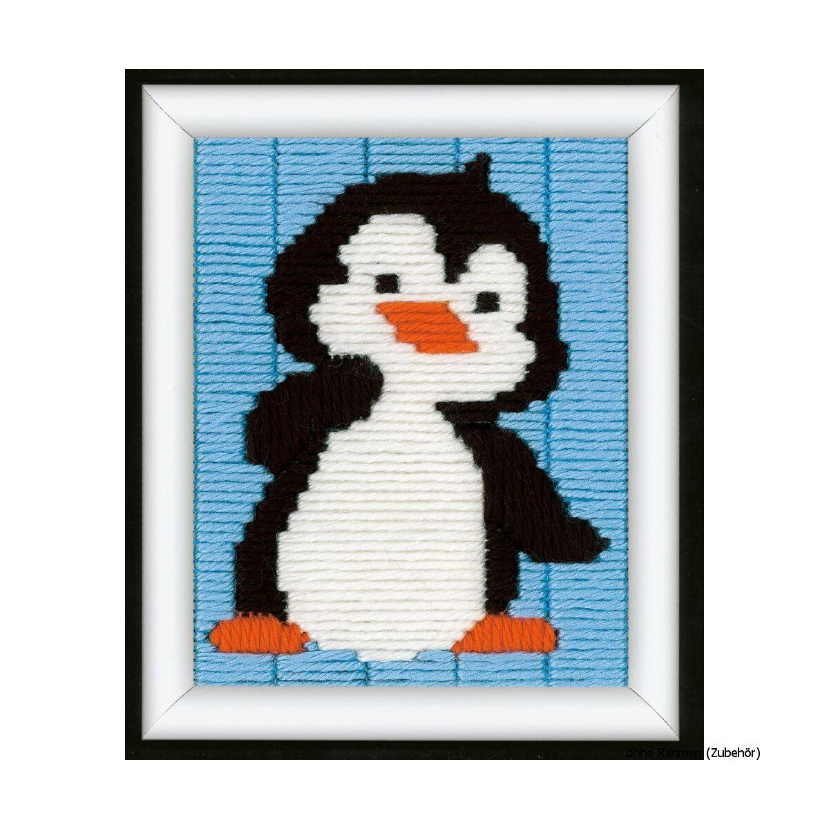 Vervaco Long stitch kit stamped Penguin, DIY