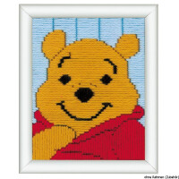 Paquete de bordados de puntada elástica de Vervaco "Winnie the Pooh", diseño de bordado dibujado