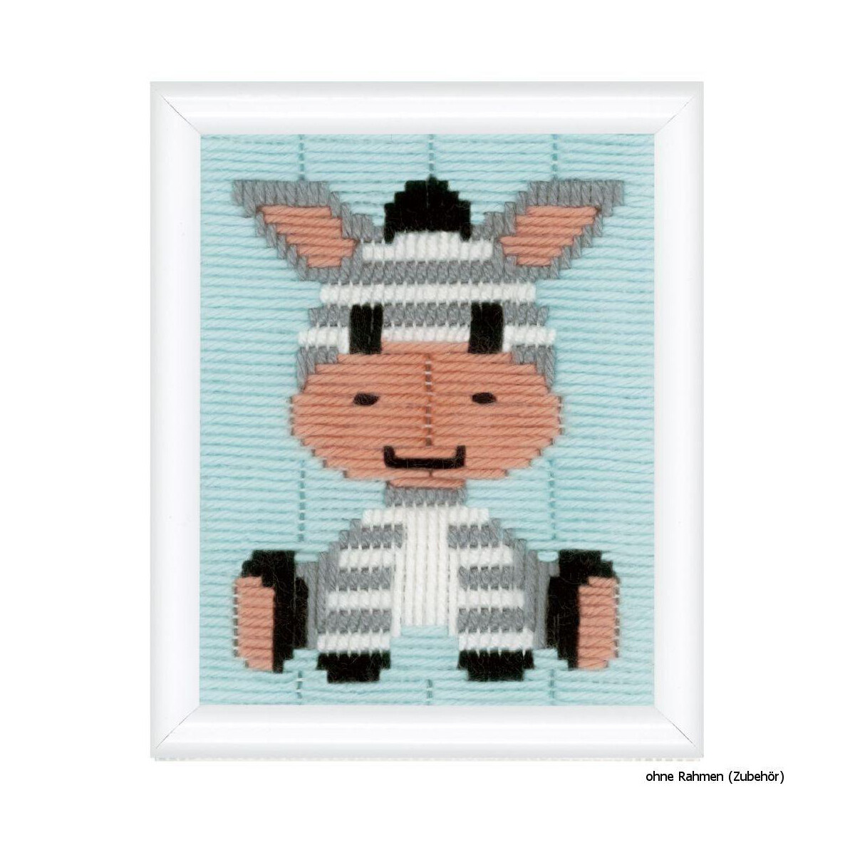 Vervaco Long stitch kit stamped Zebra, DIY