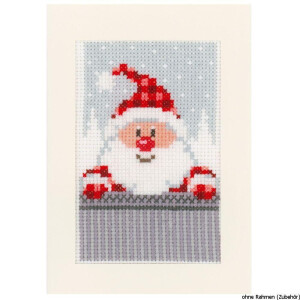 Vervaco Greeting card, counted stitch kit Christmas...
