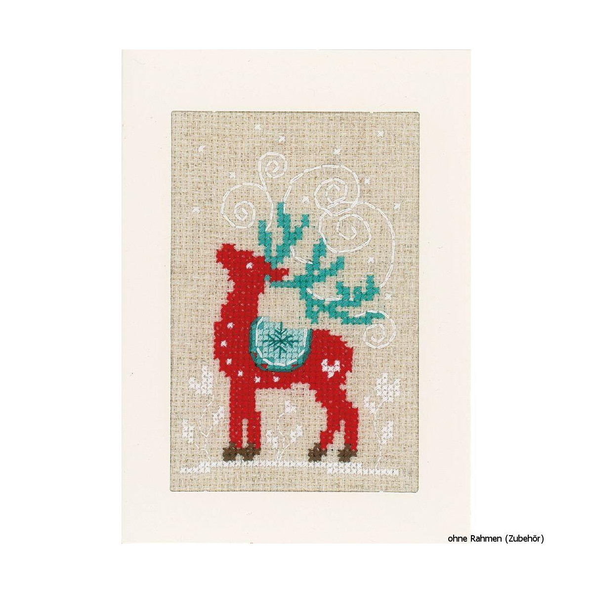 Vervaco Greeting card, counted stitch kit Winter scenes...