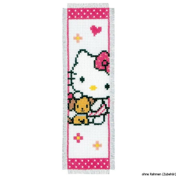 Vervaco Hello Kitty with Dog Pillow Cover Needlepoint Kit 