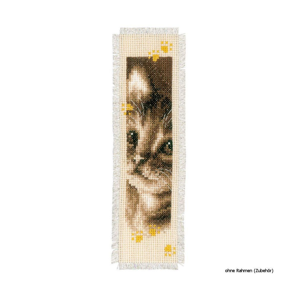 Vervaco Bookmark counted cross stitch kit Cat and dog kit...