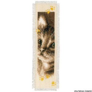 Закладка Vervaco "Щенок и котенок", набор из 2 штук, счетный крест