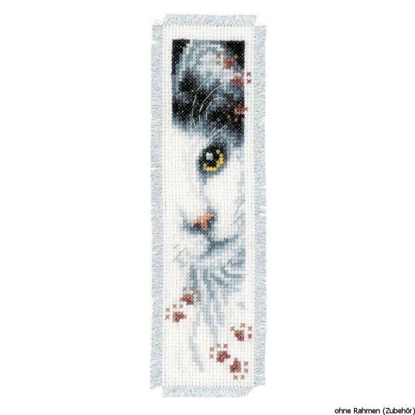 Vervaco Bookmark counted cross stitch kit Dog and cat kit of 2, DIY