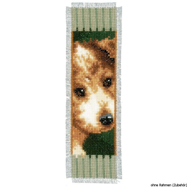 Закладка Vervaco "Кошка и собака", набор из 2 штук, счетный крест