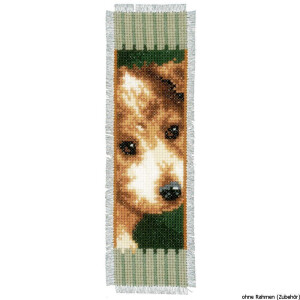 Vervaco Bookmark counted cross stitch kit Cat and dog kit...