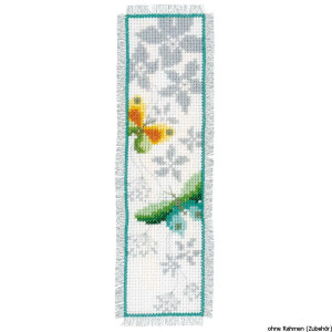 Vervaco Bookmark counted cross stitch kit Butterfly kit of 2, DIY