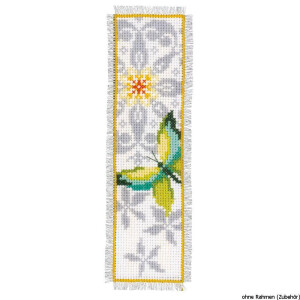 Vervaco Bookmark counted cross stitch kit Butterfly kit of 2, DIY