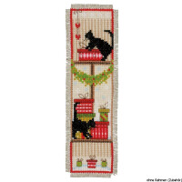 Vervaco Bookmark counted cross stitch kit Christmas atmosphere kit of 2, DIY