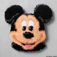 Vervaco Latch hook shaped cushion kit Disney Mickey Mouse, DIY