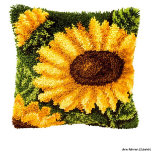 Vervaco Knüpfkissen "Sonnenblume"