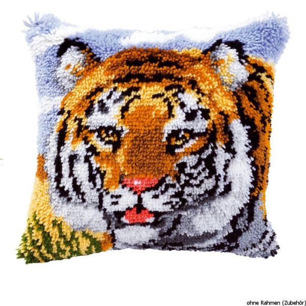 Almohada de nudo Vervaco "Tigre"