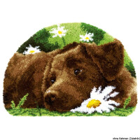 Vervaco Vormig tapijt "Bruine Labrador