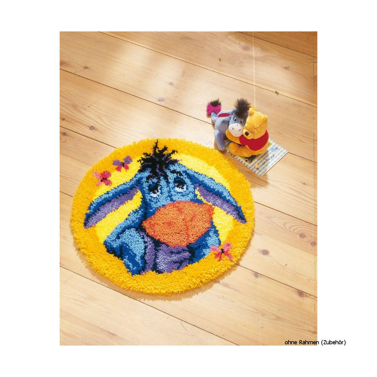 Vervaco Latch hook shaped carpet kit Disney Eeyore, DIY