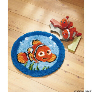 Vervaco Latch hook shaped carpet kit Disney Nemo, DIY