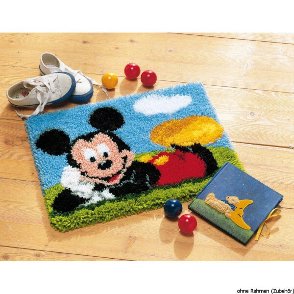Vervaco geknoopt tapijt "Mickey Mouse"