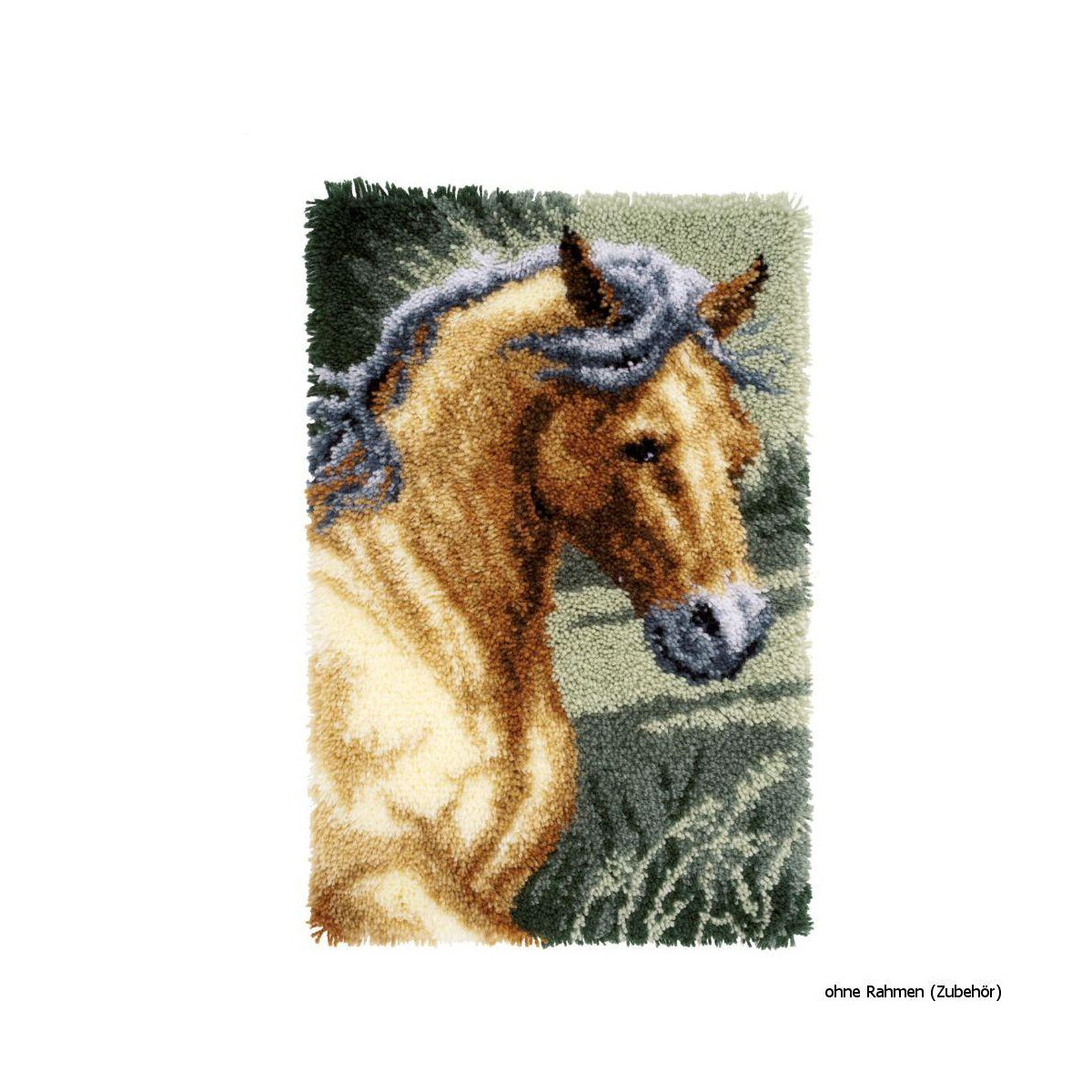 Vervaco Latch hook rug kit Horse, DIY