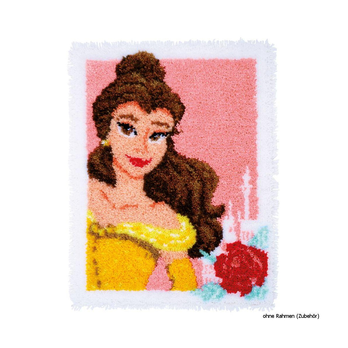 Vervaco Latch hook rug kit Disney Enchanted Beauty, DIY