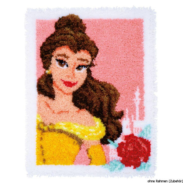 Vervaco Latch hook rug kit Disney Enchanted Beauty, DIY
