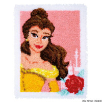 Vervaco Disney geknoopt tapijt "Betoverende schoonheid