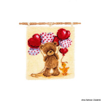 Vervaco Knotted Wall Hanging "Beautiful Balloons