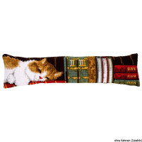 Вытяжка Vervaco "Спящая кошка", дизайн вышивки предварительно нарисован