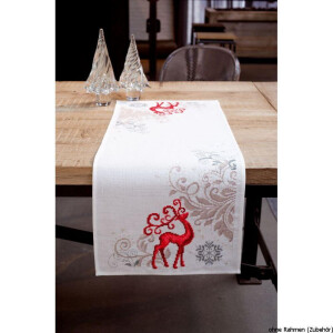 Vervaco Aida table runner stitch embroidery kit Proud...