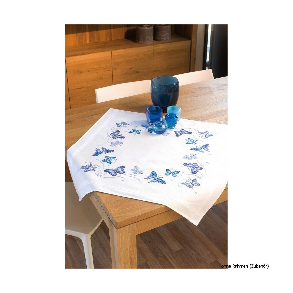 Vervaco tablecloth stitch embroidery kit kit Blue...
