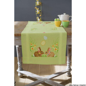 Vervaco table runner stitch embroidery kit Easter...
