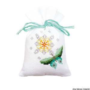 Vervaco counted herbal bags stitch kit Butterflies kit of...