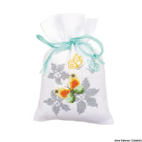 Vervaco counted herbal bags stitch kit Butterflies kit of 3, DIY